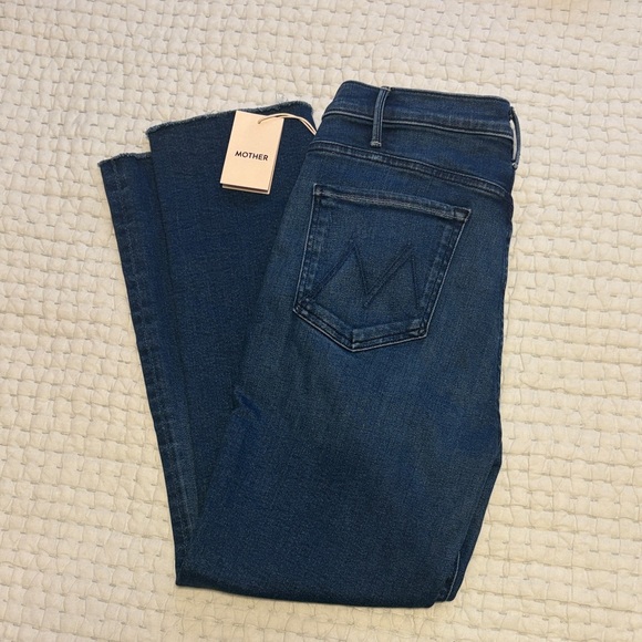 MOTHER Denim - Mother The Hustler Flood Fray size 32